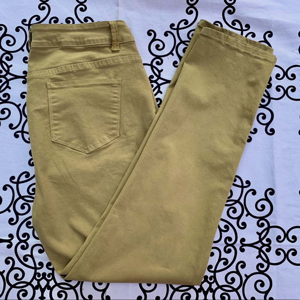 Soft Surroundings jeans olive color